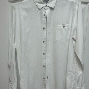 Ted Baker Linen Shirt White size 5